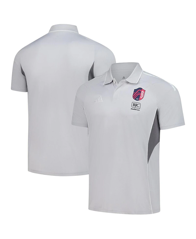 Adidas Men's Silver St. Louis City Sc 2025 Training Polo Shirt