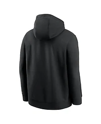 Nike Men's Black Tampa Bay Rays Rewind Club Logo Pullover Hoodie