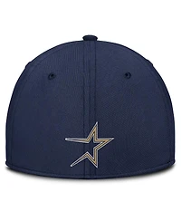 Nike Men's Gray/Navy Houston Astros Rise Swoosh Performance Flex Hat