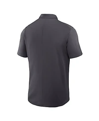 Jordan Men's Anthracite Ucla Bruins Primetime Victory Primary Logo Performance Polo Shirt