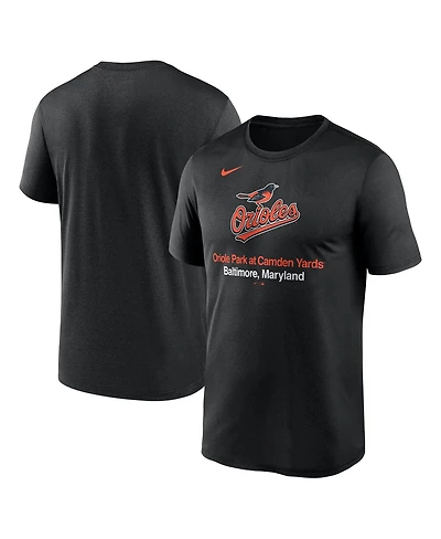 Nike Men's Black Baltimore Orioles Stadium Legend Performance T-Shirt