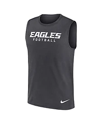 Nike Men's Gray Philadelphia Eagles Primetime Legend Performance Muscle Tank Top