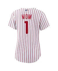 Nike Women's White Philadelphia Phillies 1 Mom Home Replica Jersey