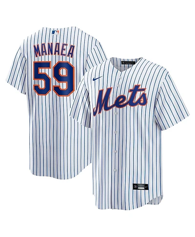 Nike Men's Sean Manaea White New York Mets Home Replica Jersey