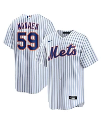 Nike Men's Sean Manaea White New York Mets Home Replica Jersey