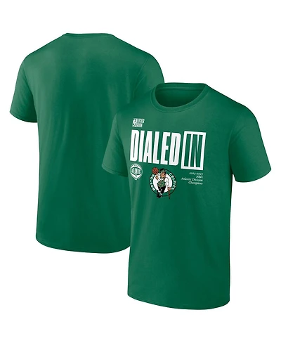 Fanatics Men's Kelly Green Boston Celtics 2025 Atlantic Division Champions Locker Room T-Shirt