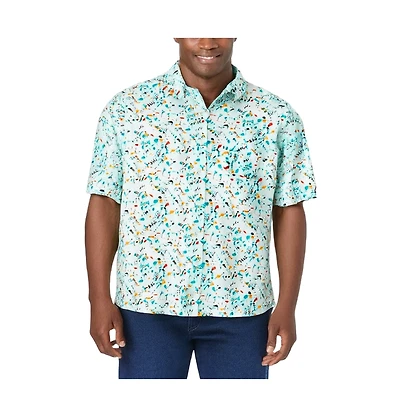 KingSize Big & Tall The No-Tuck Casual Short Sleeve Shirt