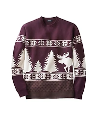 KingSize Men's Holiday Crewneck Sweater