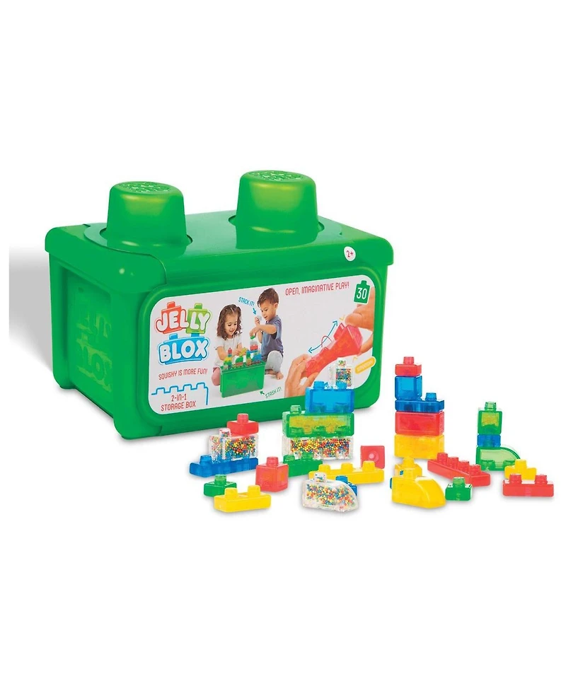 Goliath Jelly Blox Stash 'N Stack Blocks in 2-in-1 Storage Set