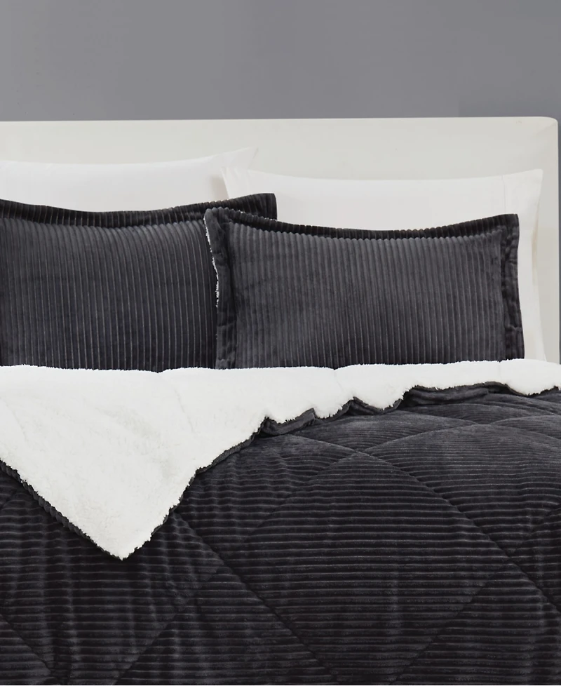 Brooklyn Loom Essential Corduroy 2-Pc. Comforter Set, Twin/Twin Xl