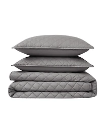 Cannon Oversized Cotton Percale 3-Pc. Quilt Set, Full/Queen
