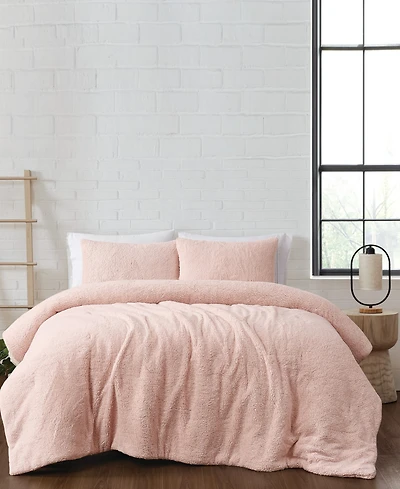 Brooklyn Loom Marshmallow Sherpa 3-Pc. Comforter Set