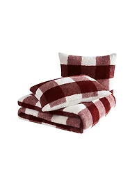 Cannon Cozy Buffalo Check 3-Pc. Comforter Set, Full/Queen