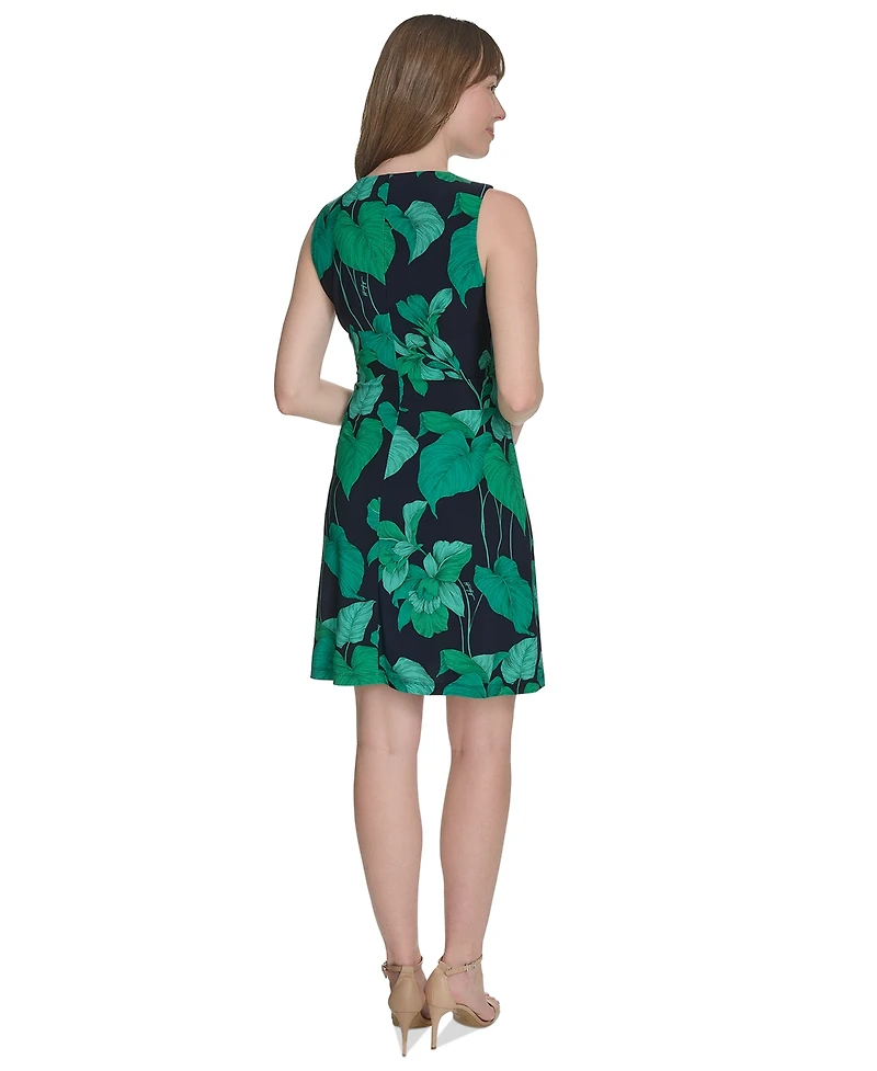 Tommy Hilfiger Petite Botanical-Print Shift Dress