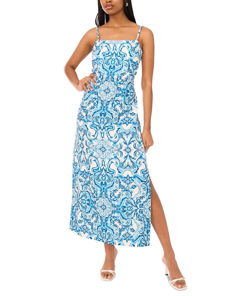 Parker Women's The Willa Beaded-Strap Paisley-Print Dress