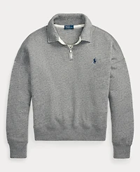 Polo Ralph Lauren Women's Lightweight Fleece Quarter-Zip Sweatshirt