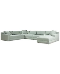 Mayela 5-Pc. Fabric Chaise Sectional, Exclusively at Macy's