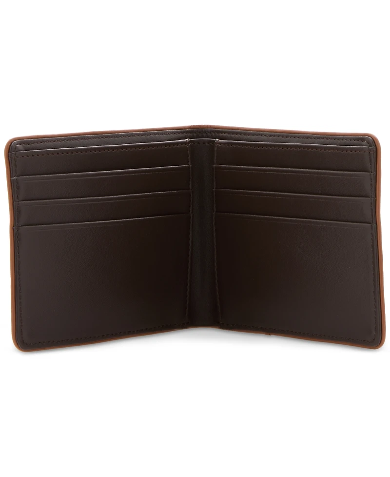 Perry Ellis Portfolio Men's Two-Tone Bifold Wallet