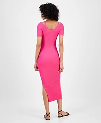 Hugo Women's Ribbed Knit Bodycon Dress
