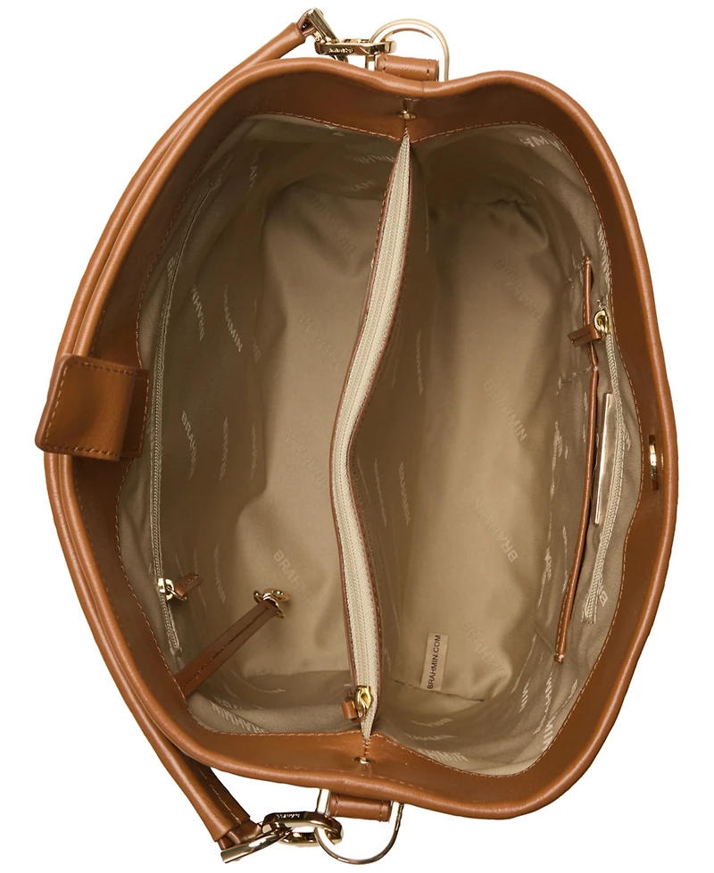 Brahmin Celina Abrigado Small Leather Bucket Bag