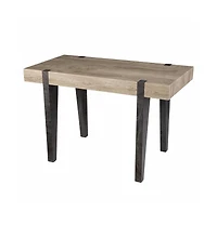Rustic Writing Desk with Wood Grain – Versatile Home Office Table