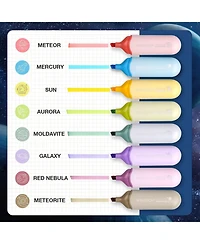 Writech Aesthetic Chisel Tip Highlighters 8CT