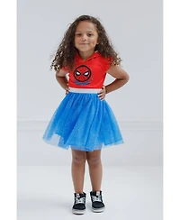 Marvel Spider-Man Girls Mesh Tulle Dress Blue Toddler| Child