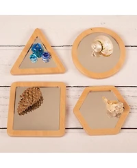 Yellow Door Little Looking Shape Mirrors - Set of 4