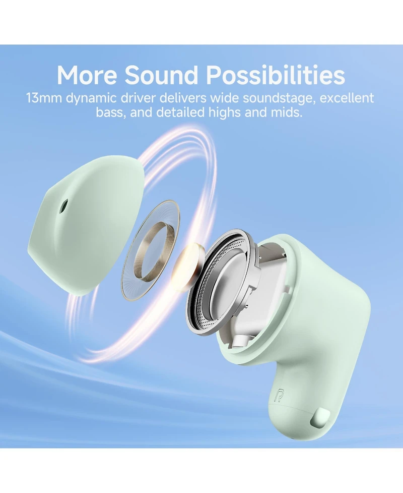 Edifier X1 Lite True Wireless Earbuds, Bluetooth 5.4 Earphones for Clear Calls, IP54 Sweat Resistant Fast Charging