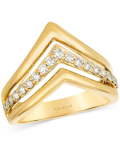 Le Vian Nude Diamond Ring (3/8 ct. t.w.) set in 14k Yellow Gold