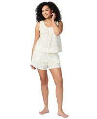 Gap Women's 2-pc Cotton Short Eyelet Pajama Set