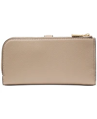 kate spade new york Deco Pebbled Leather Zip Slim Wallet