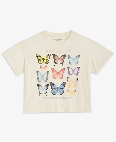Grayson Threads Kids, The Label Girls 4-8 Butterfly Short-Sleeve T-Shirt