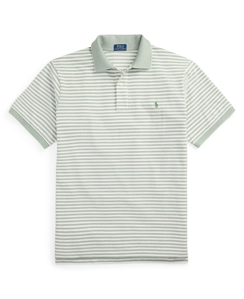 Polo Ralph Lauren Men's Big & Tall Striped Oxford Mesh Shirt