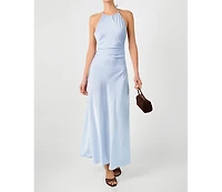 WeWoreWhat Women's Halter Tie Neck Maxi Dress