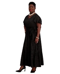 Kasper Flutter-Sleeve Smock-Waist Dress, Regular & Plus