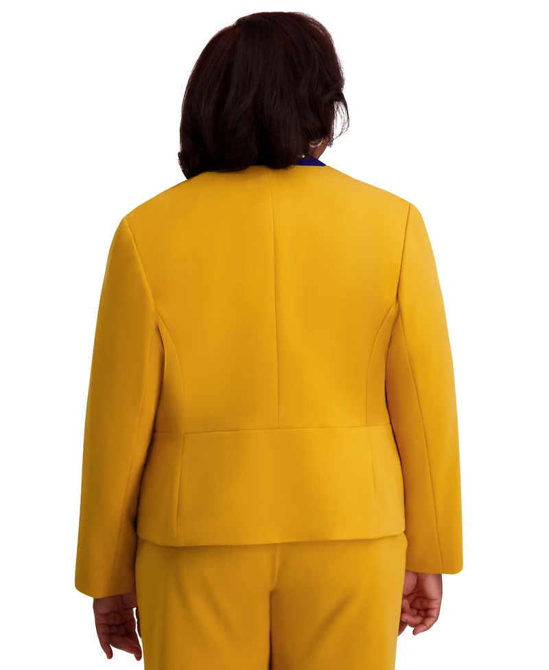 Kasper Framed Collarless Jacket, Regular & Plus