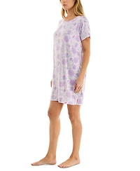 Roudelain Women's Printed Short-Sleeve Sleepshirt