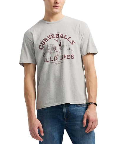 Men's Tavis Short Sleeve Crewneck Curveballs Graphic T-Shirt
