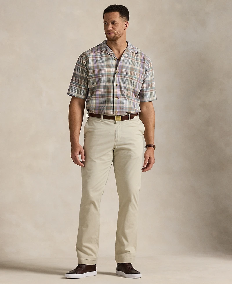 Polo Ralph Lauren Men's Big & Tall Plaid Oxford Camp Shirt