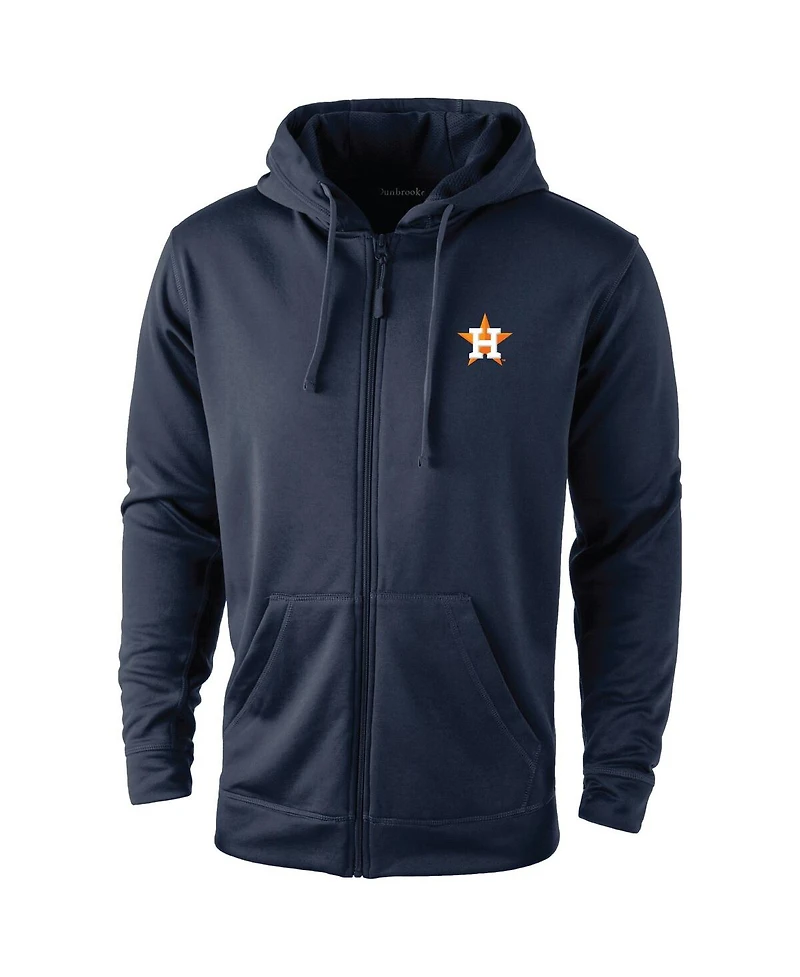 Dunbrooke Men's Navy Houston Astros Trophy Full-Zip Hoodie