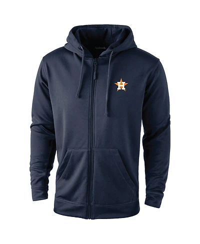 Dunbrooke Men's Navy Houston Astros Trophy Full-Zip Hoodie