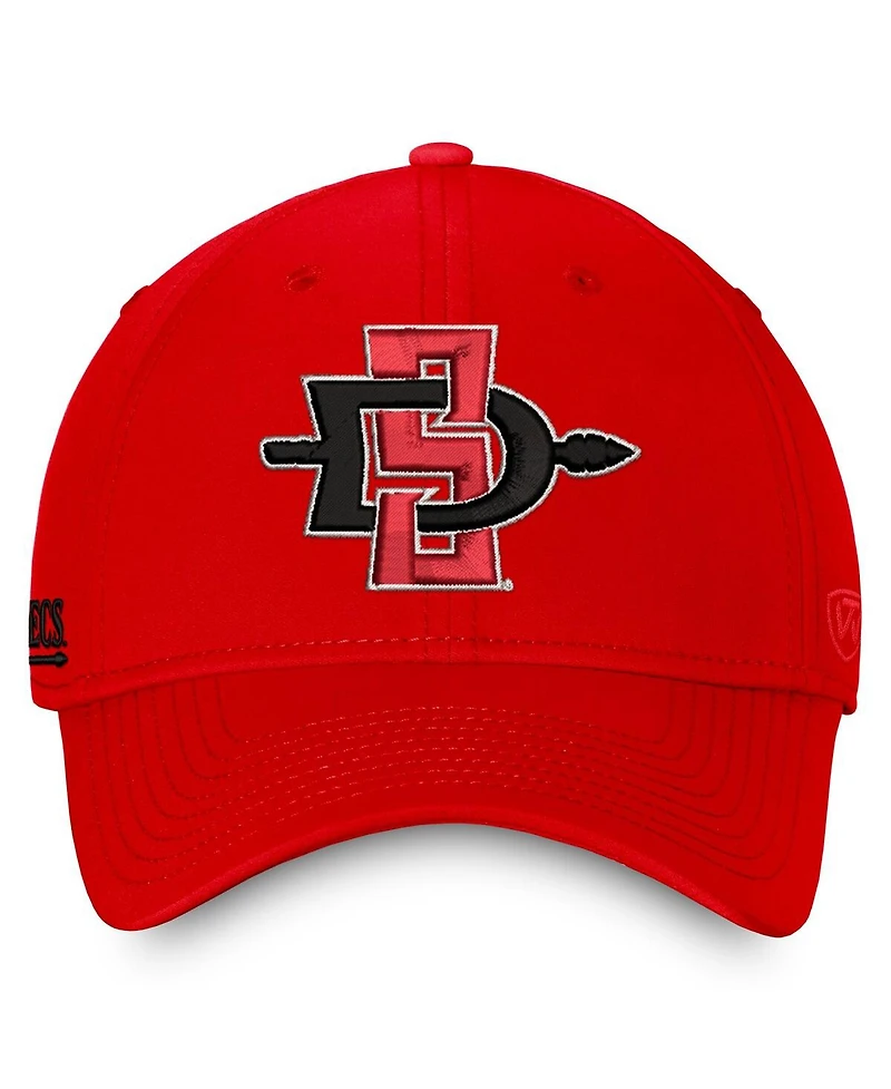 Top of the World Men's Red San Diego State Aztecs Reflex Flex Hat