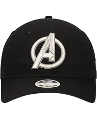 New Era Women's Black The Avengers 9TWENTY Adjustable Hat