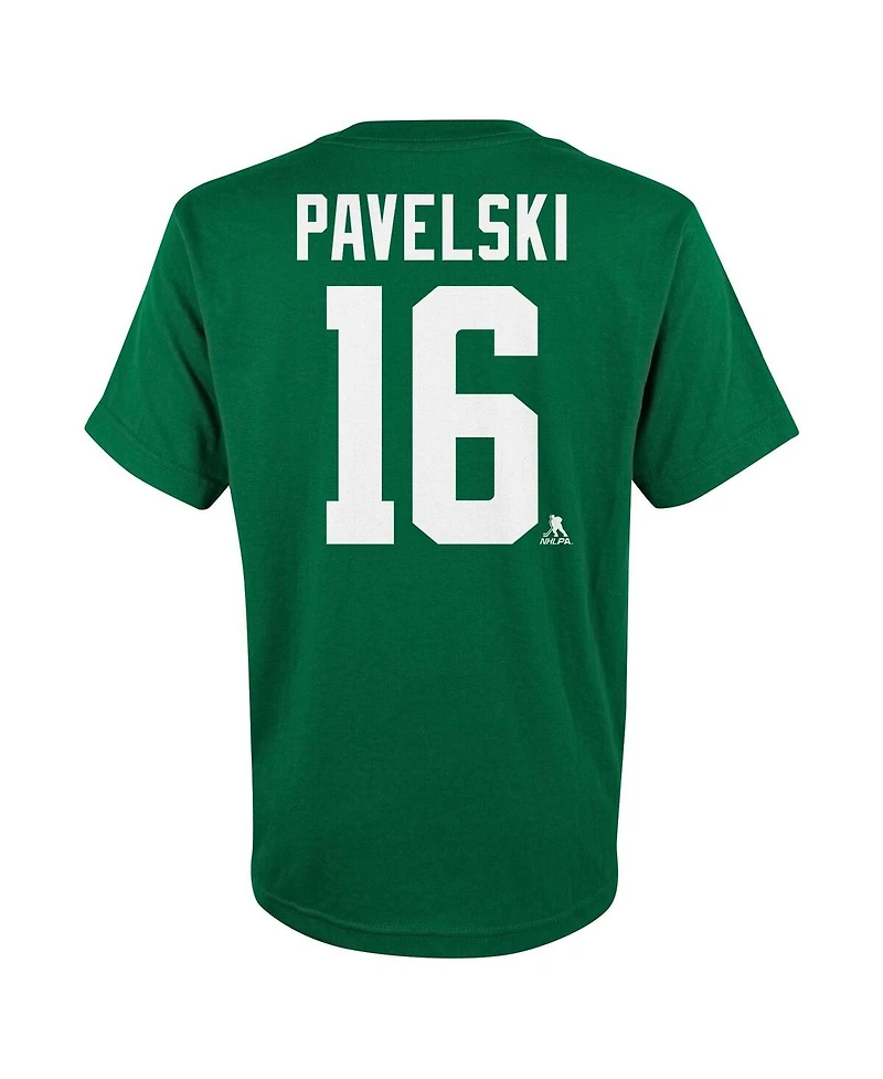 Outerstuff Big Boys and Girls Joe Pavelski Kelly Green Dallas Stars Player Name Number T-Shirt