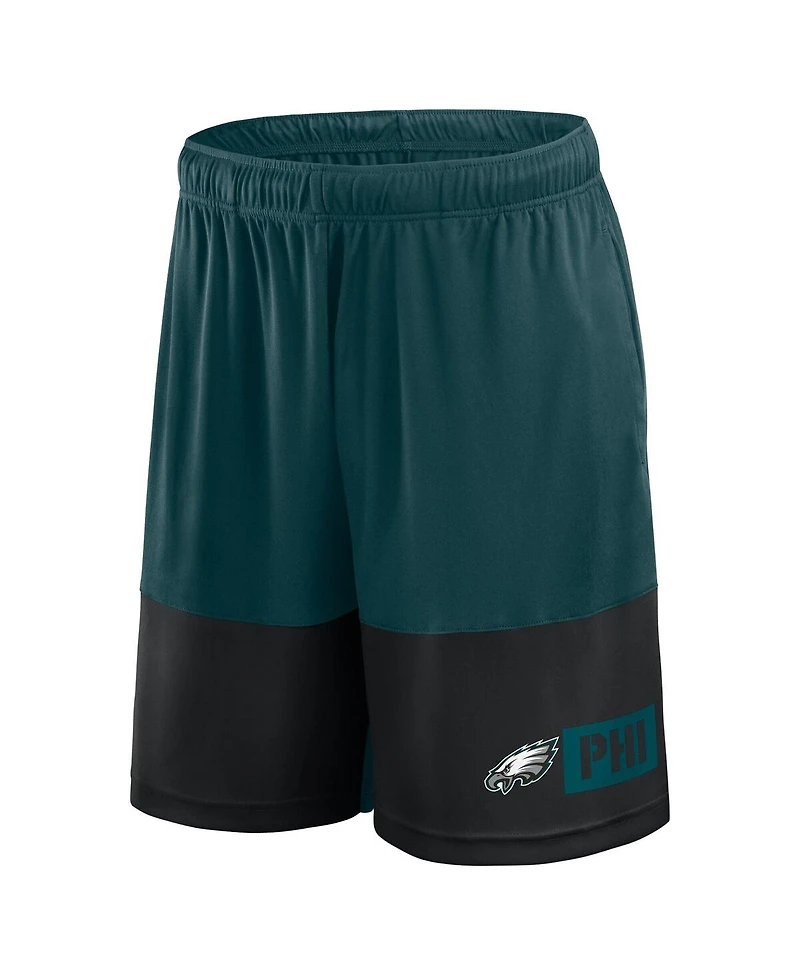 Fanatics Men's Midnight Green/Black Philadelphia Eagles Best of the Performance Shorts