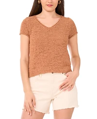 Vince Camuto Women's Short-Sleeve Knit Top