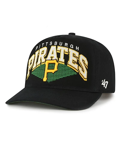 '47 Brand Men's Black Pittsburgh Pirates Pomona Hitch Adjustable Hat