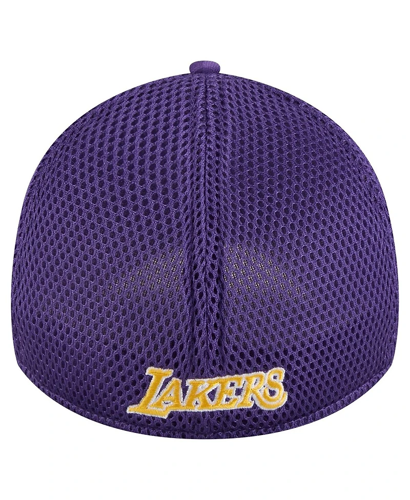 New Era Men's Purple Los Angeles Lakers Subtle Camo 39THIRTY Flex Hat