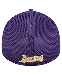 New Era Men's Purple Los Angeles Lakers Subtle Camo 39THIRTY Flex Hat